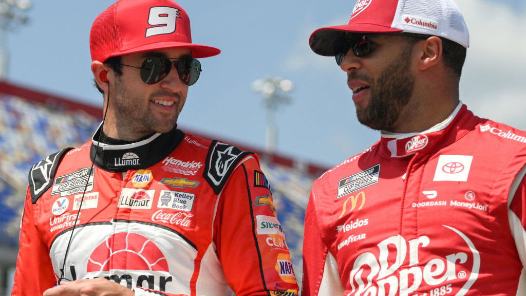 Chase Elliott, Bubba Wallace at Darlington